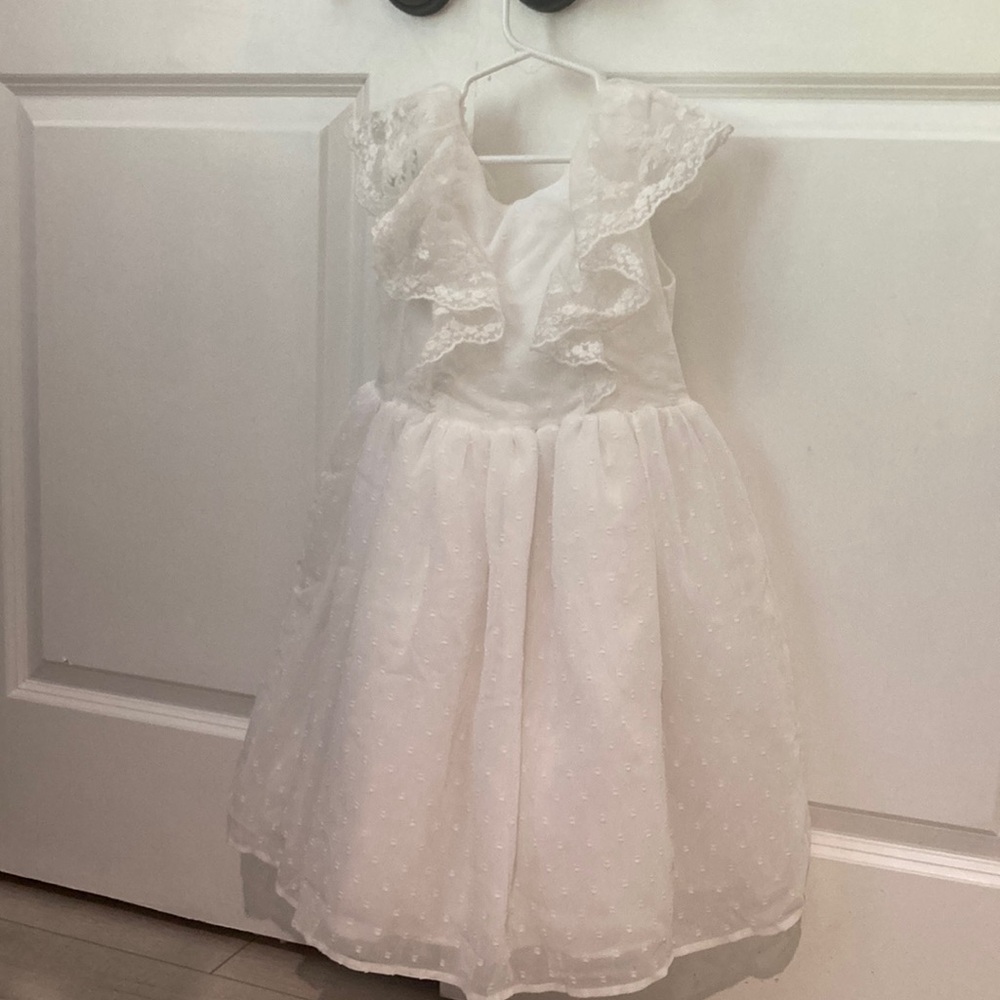 Janie and Jack organza dot special occasion dress